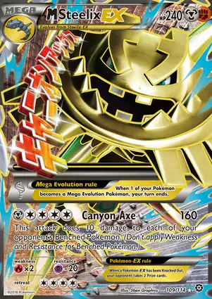 M Steelix-EX 109/114 Steam Siege