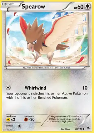 Spearow 78/119 Phantom Forces