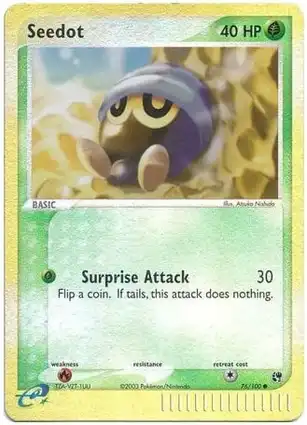 Seedot 76/100 EX Sandstorm