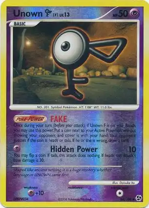 Unown F 56/106 Great Encounters