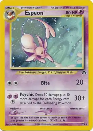 Espeon 1/75 Neo Discovery