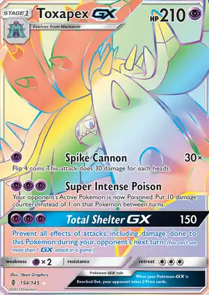 Toxapex-GX 154/145 Guardians Rising