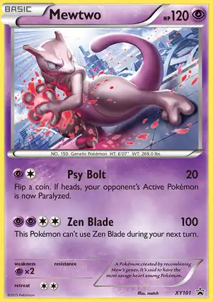 Mewtwo XY101 XY Promos
