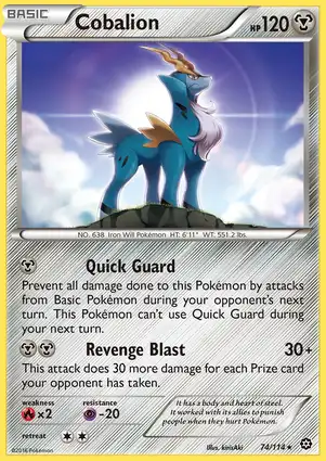 Cobalion 74/114 Steam Siege