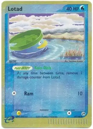 Lotad 66/100 EX Sandstorm