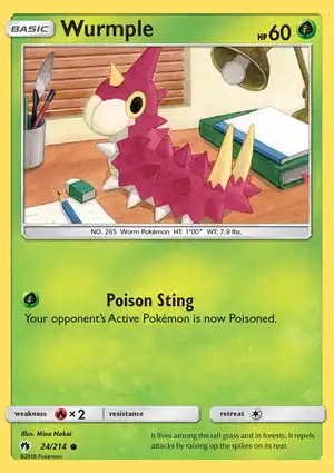 Wurmple 24/214 Lost Thunder