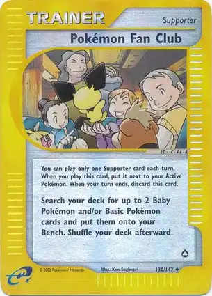 Pokémon Fan Club 130/147 Aquapolis