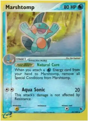 Marshtomp 41/109 EX Ruby & Sapphire