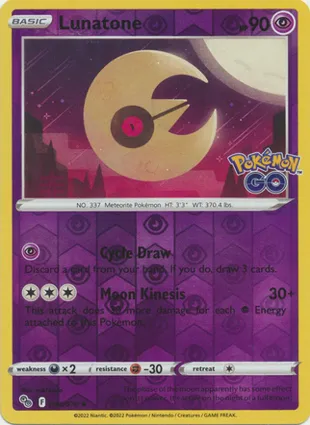 Lunatone 034/078 Pokémon GO