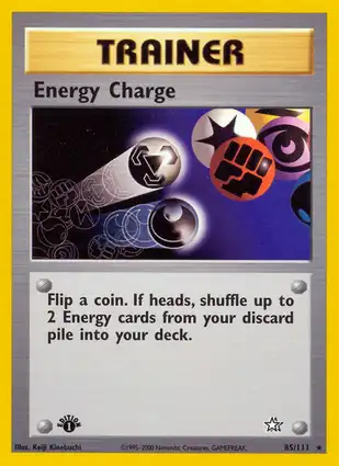 Energy Charge 85/111 Neo Genesis 1st Edition