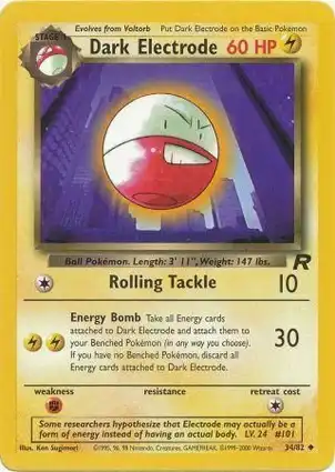 Dark Electrode 34/82 Team Rocket