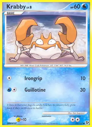 Krabby 75/106 Great Encounters