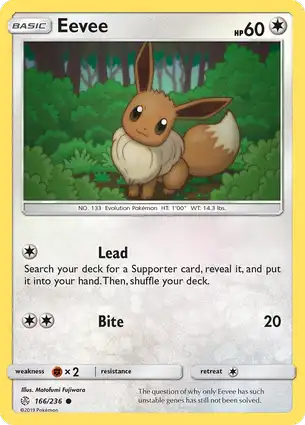 Eevee 166/236 Cosmic Eclipse