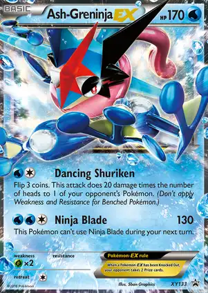 Ash-Greninja EX XY133 XY Promos