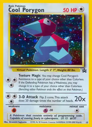 Cool Porygon 15 Wizards of the Coast Promos