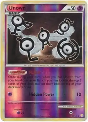 Unown 55/123 HeartGold & SoulSilver