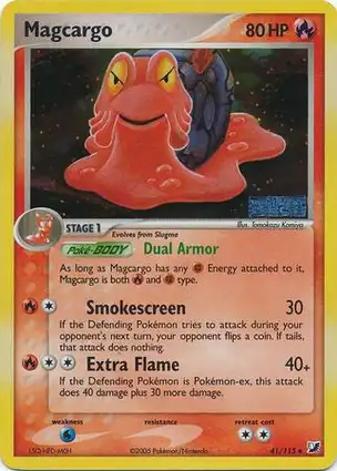 Magcargo 41/115 EX Unseen Forces