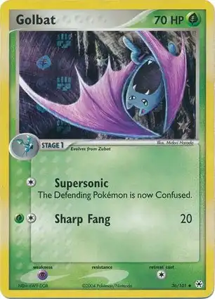 Golbat 36/101 EX Hidden Legends