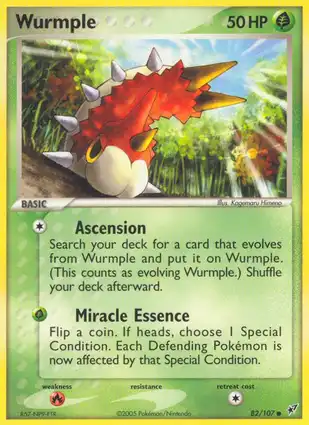 Wurmple 82/107 EX Deoxys