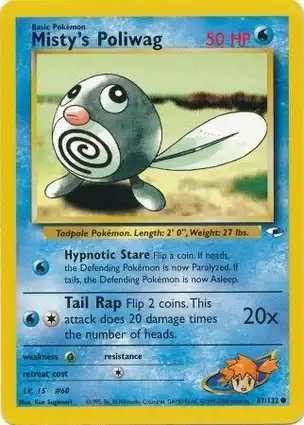 Misty's Poliwag 87/132 Gym Heroes