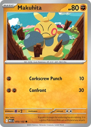 Makuhita 072/132 Mega Evolution