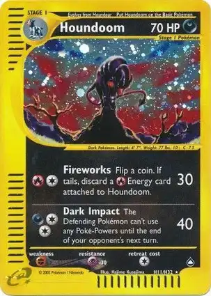 Houndoom H11/H32 Aquapolis