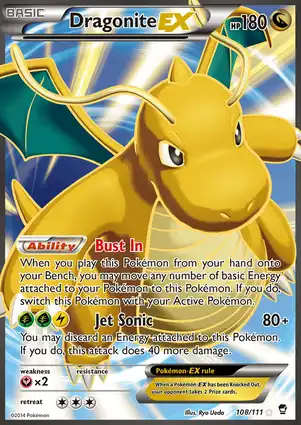 Dragonite-EX 108/111 Furious Fists