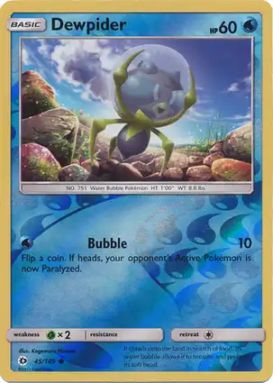 Dewpider 45/149 Sun & Moon