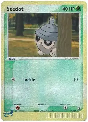 Seedot 77/100 EX Sandstorm