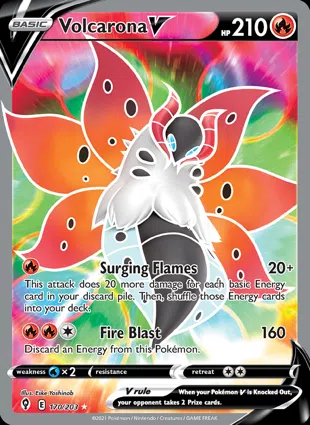 Volcarona V 170/203 Evolving Skies