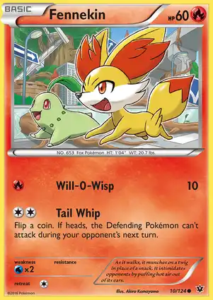 Fennekin 10/124 Fates Collide