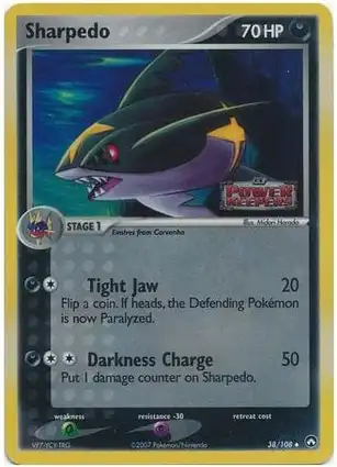 Sharpedo 38/108 EX Power Keepers