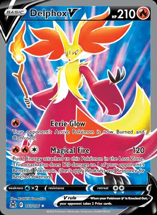Delphox V 173/196 Lost Origin