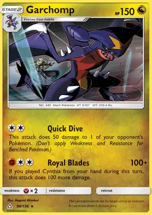 Garchomp 99/156 Ultra Prism