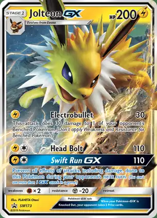 Jolteon GX SM173 Sun & Moon Promos
