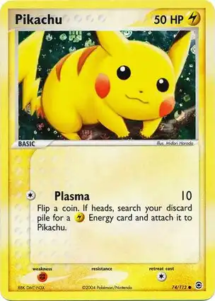 Pikachu 74/112 EX FireRed & LeafGreen