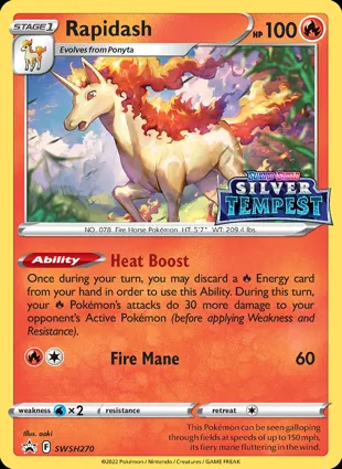 Rapidash SWSH270 Sword & Shield Promos
