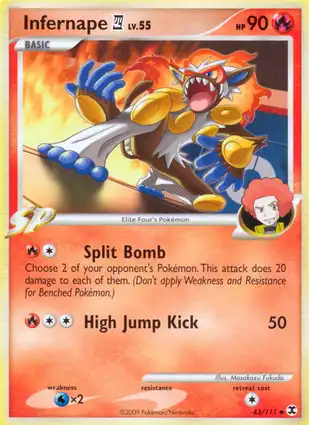 Infernape E4 43/111 Rising Rivals