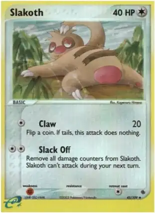 Slakoth 45/109 EX Ruby & Sapphire