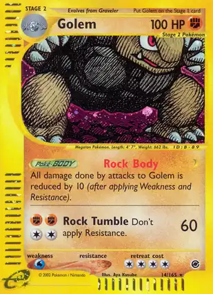 Golem 14/165 Expedition Base Set