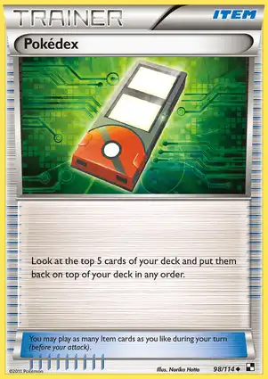 Pokédex 98/114 Black & White