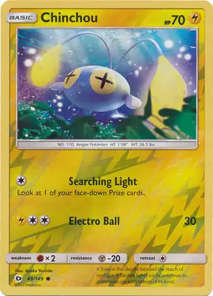 Chinchou 49/149 Sun & Moon