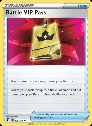 Battle VIP Pass 225/264 Fusion Strike