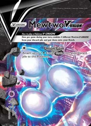 Mewtwo V-UNION SWSH159 Sword & Shield Promos