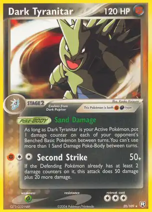 Dark Tyranitar 20/109 EX Team Rocket Returns