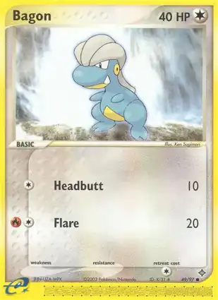 Bagon 49/97 EX Dragon
