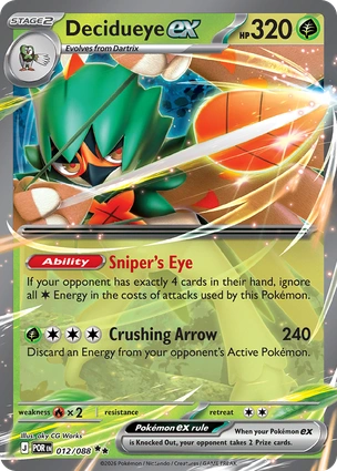 Decidueye ex 012/088 Perfect Order