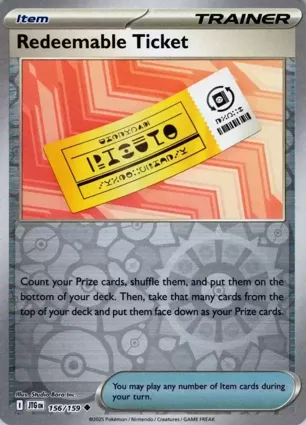 Redeemable Ticket 156/159 Journey Together