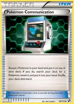 Pokémon Communication 99/114 Black & White