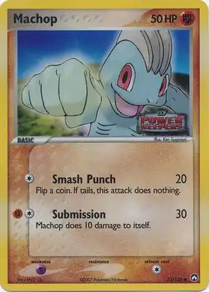 Machop 53/108 EX Power Keepers